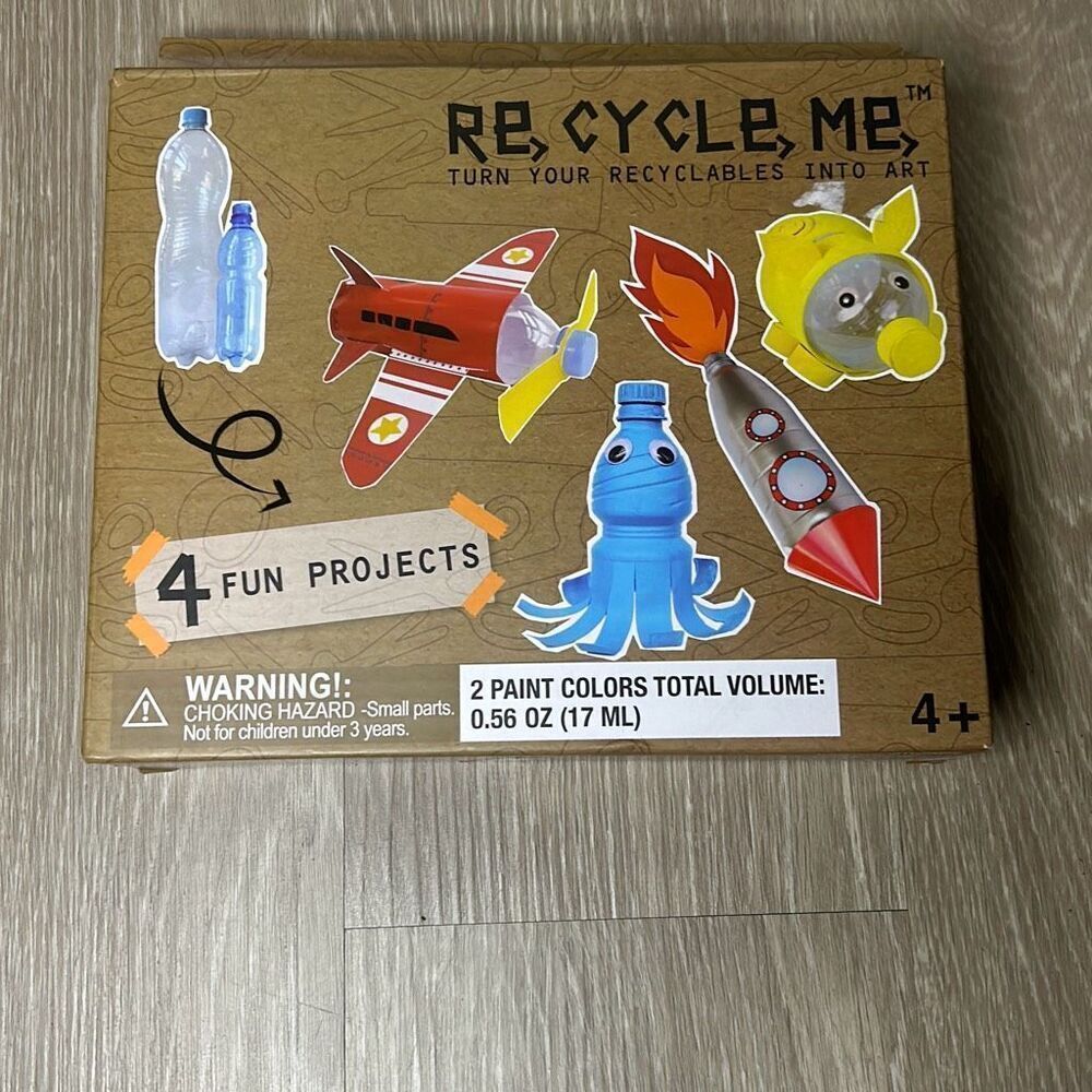 Buzzy ReCycleMe Project Box Garbage into Art Eco Friendly Recycle Sustainable